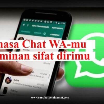 Bahasa chat WA-mu Cermin Sifat dirimu