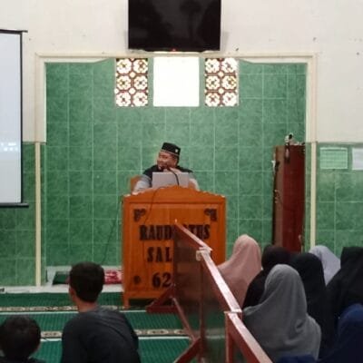 Divisi Tahfizh Ponpes Raudhatus Salaam menyelengarakan Sosialisasi Musabaqah Hifzhi-l-Qur’an (MHQ) pada senin, 6 februari 2023