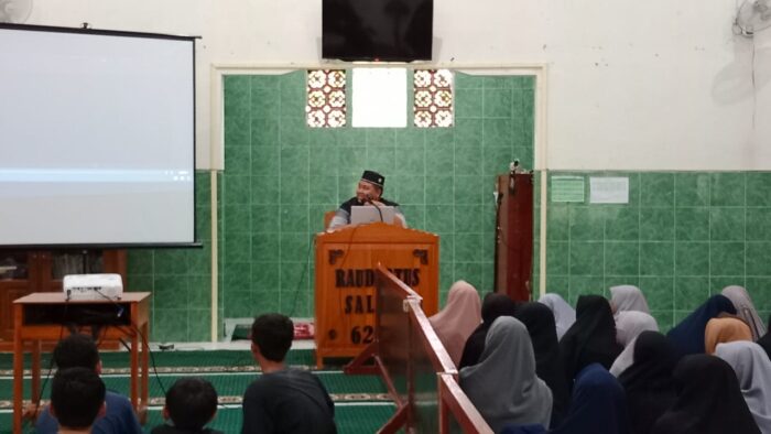 Divisi Tahfizh Ponpes Raudhatus Salaam menyelengarakan Sosialisasi Musabaqah Hifzhi-l-Qur’an (MHQ) pada senin, 6 februari 2023